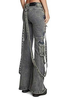 Dolls Kill Aurora Cargo Jeans by Generation Kiss – Low Rise